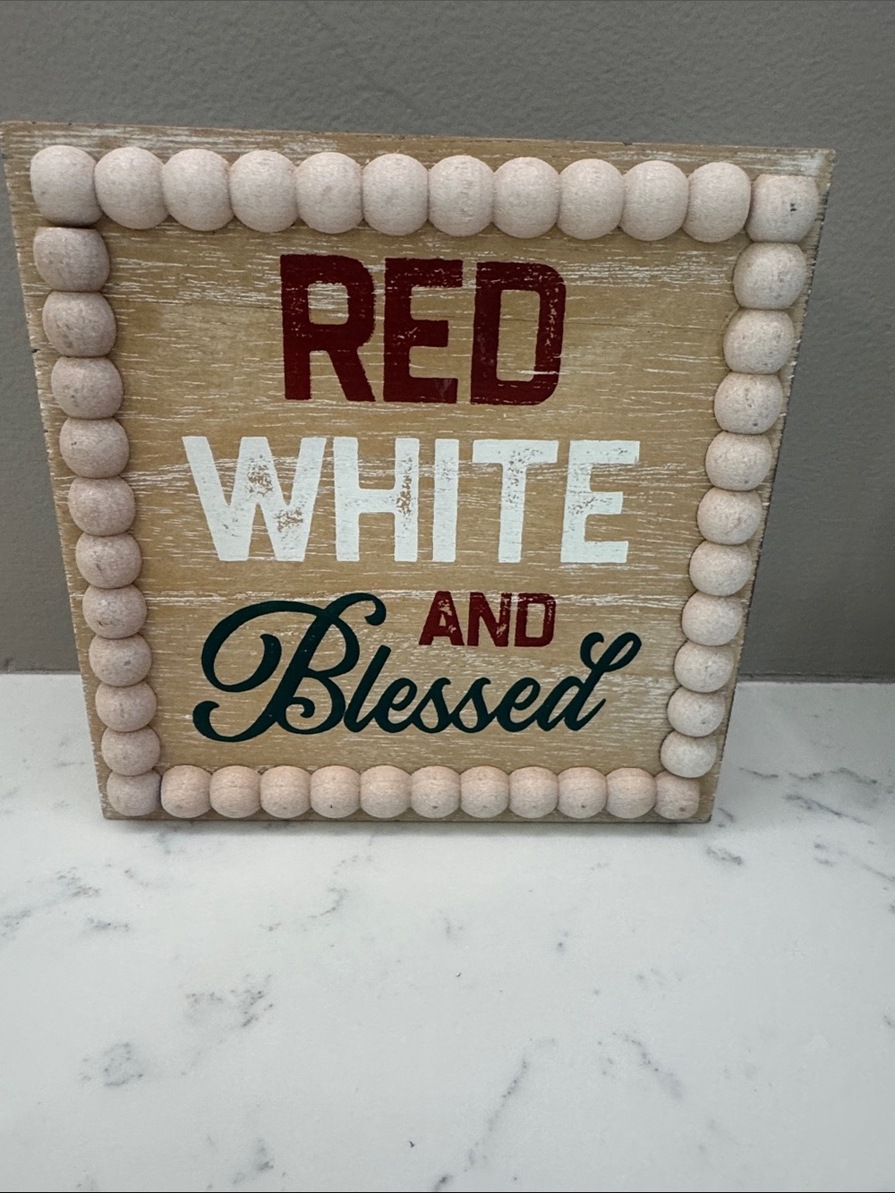 Red white and blessed sig